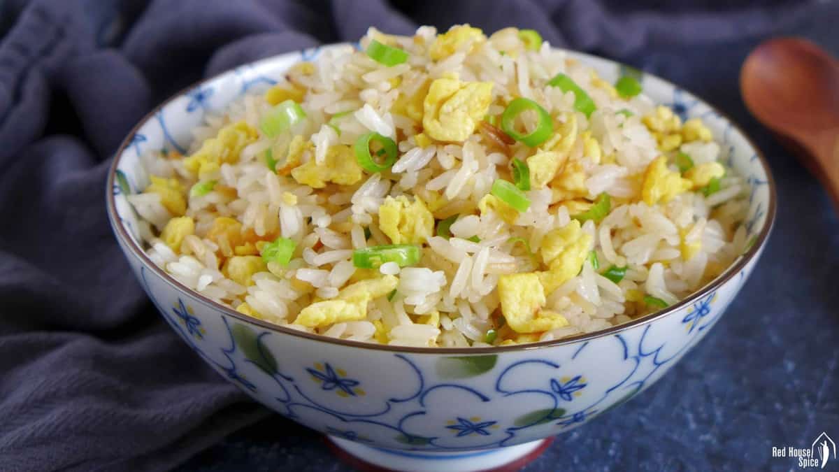 Chinese egg fried rice.