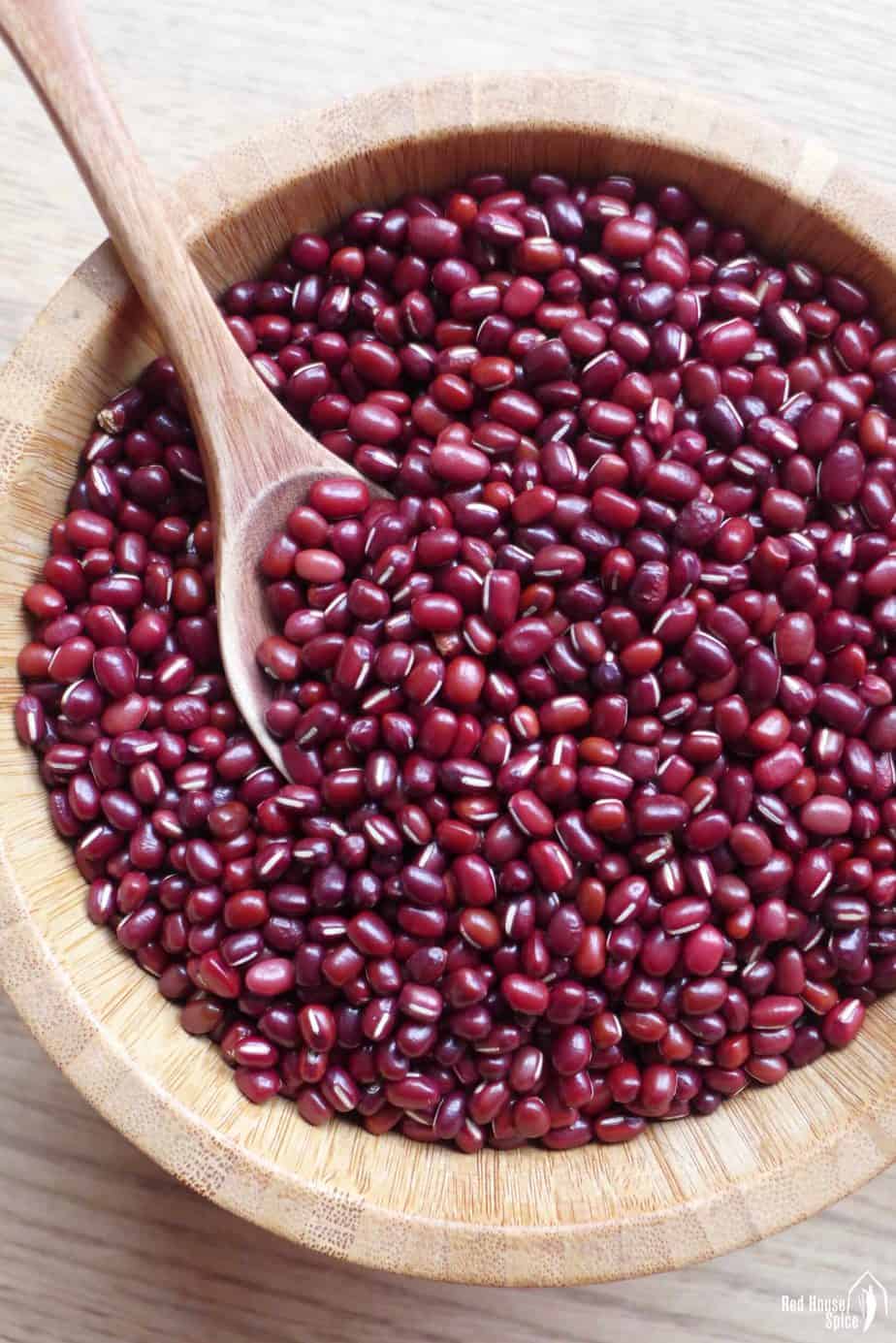 a bowl of adzuki beans