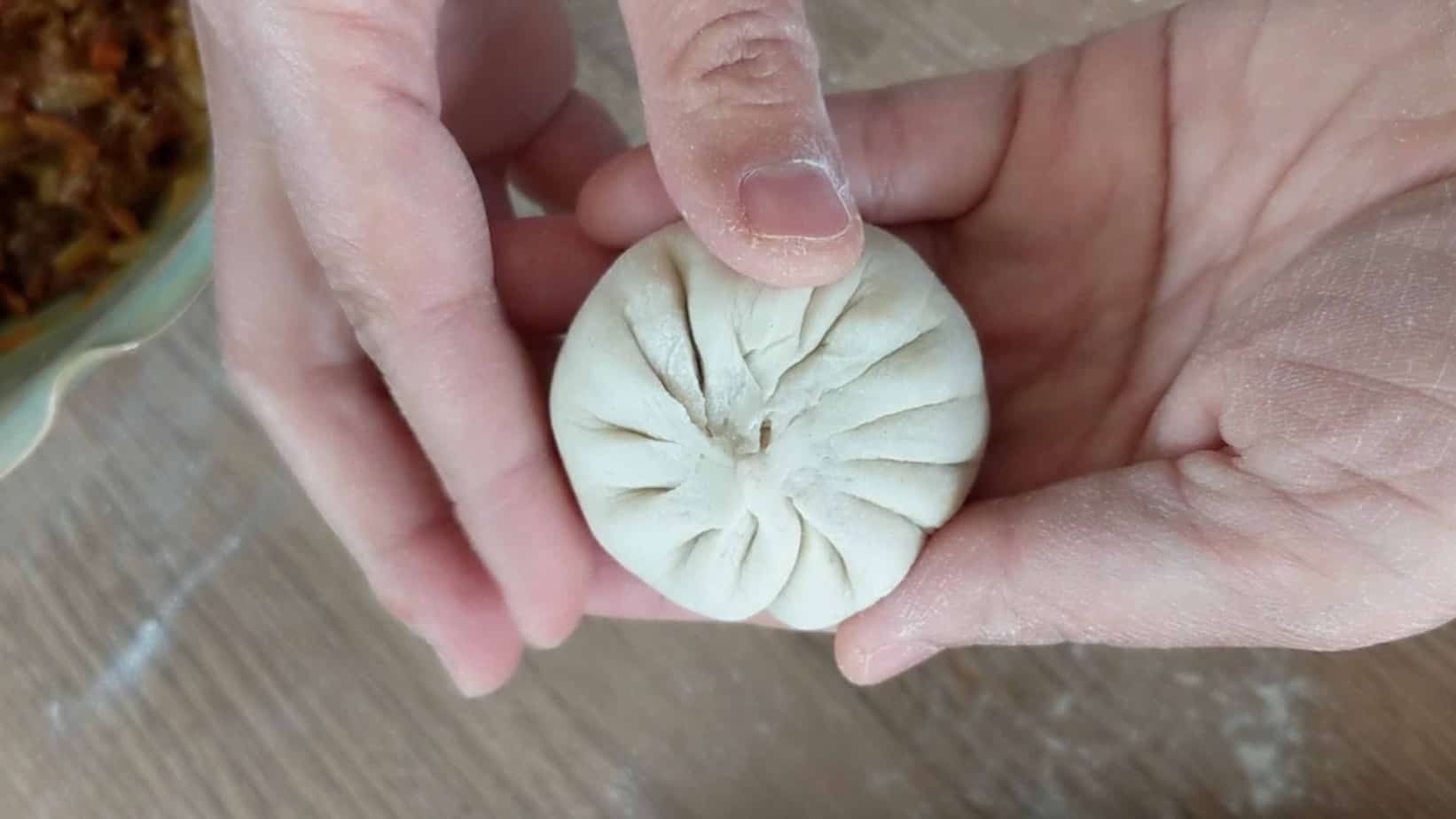 a chinese bao bun