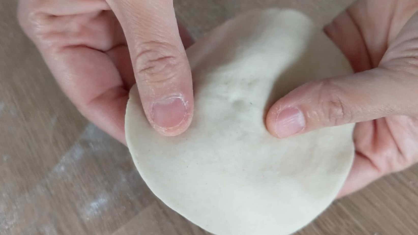 rolling a wrapper