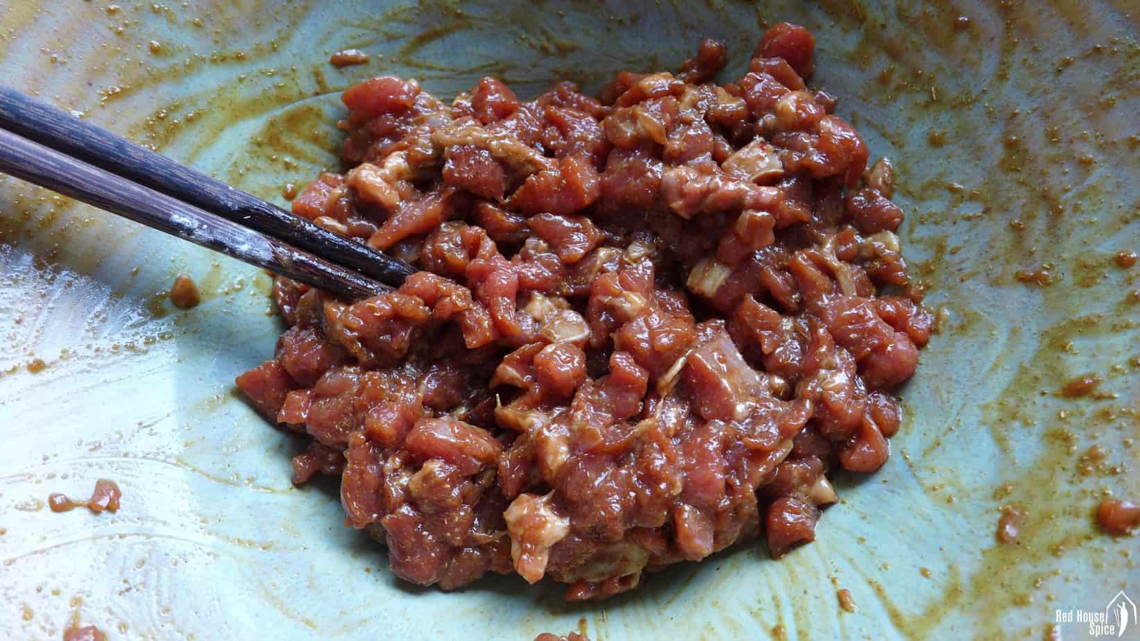marinated lamb