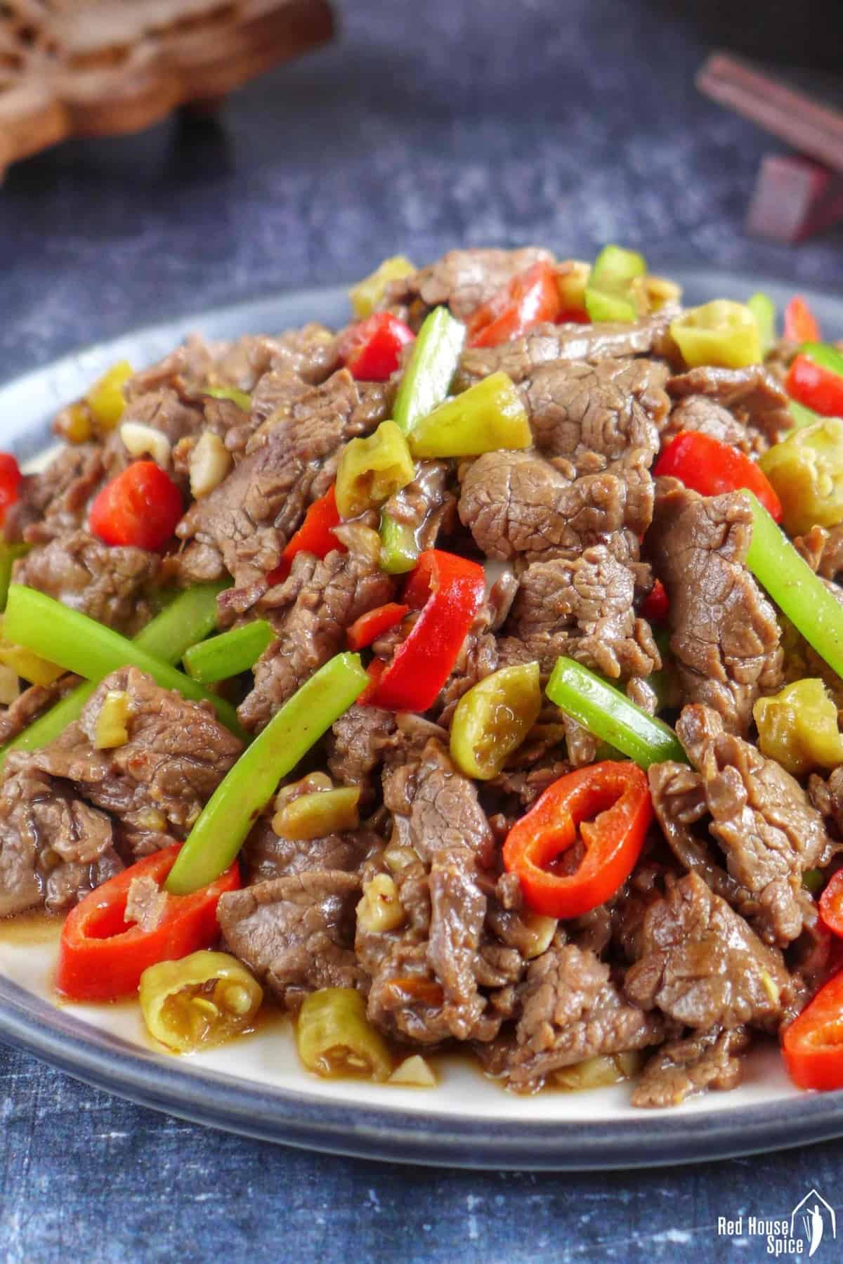 Hunan beef stir-fry
