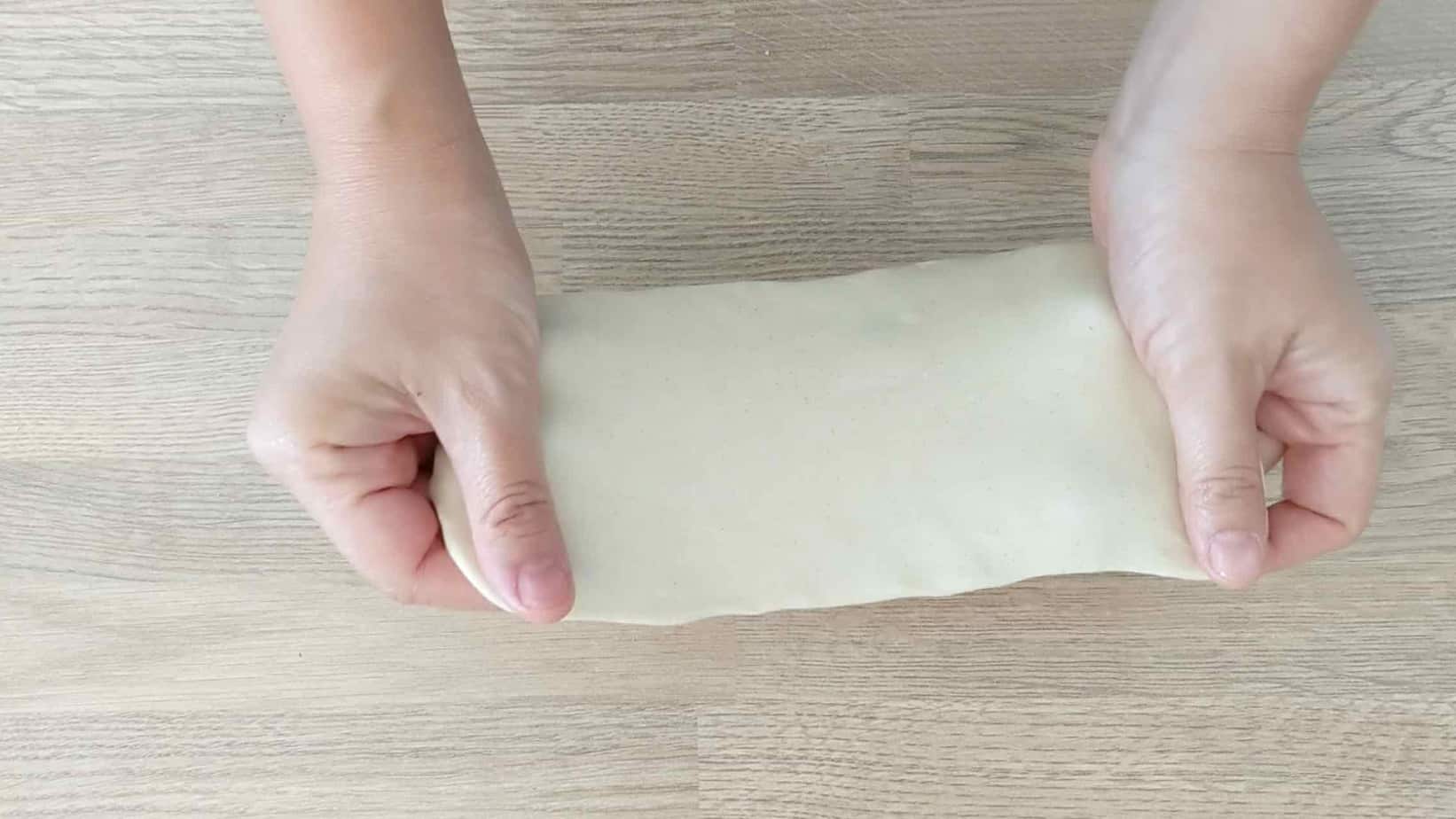 Pulling a dough piece