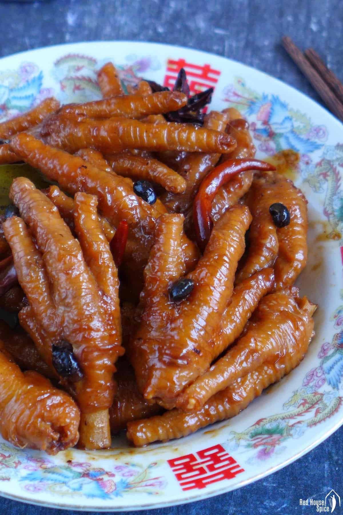 Chinese dim sum style chicken feet