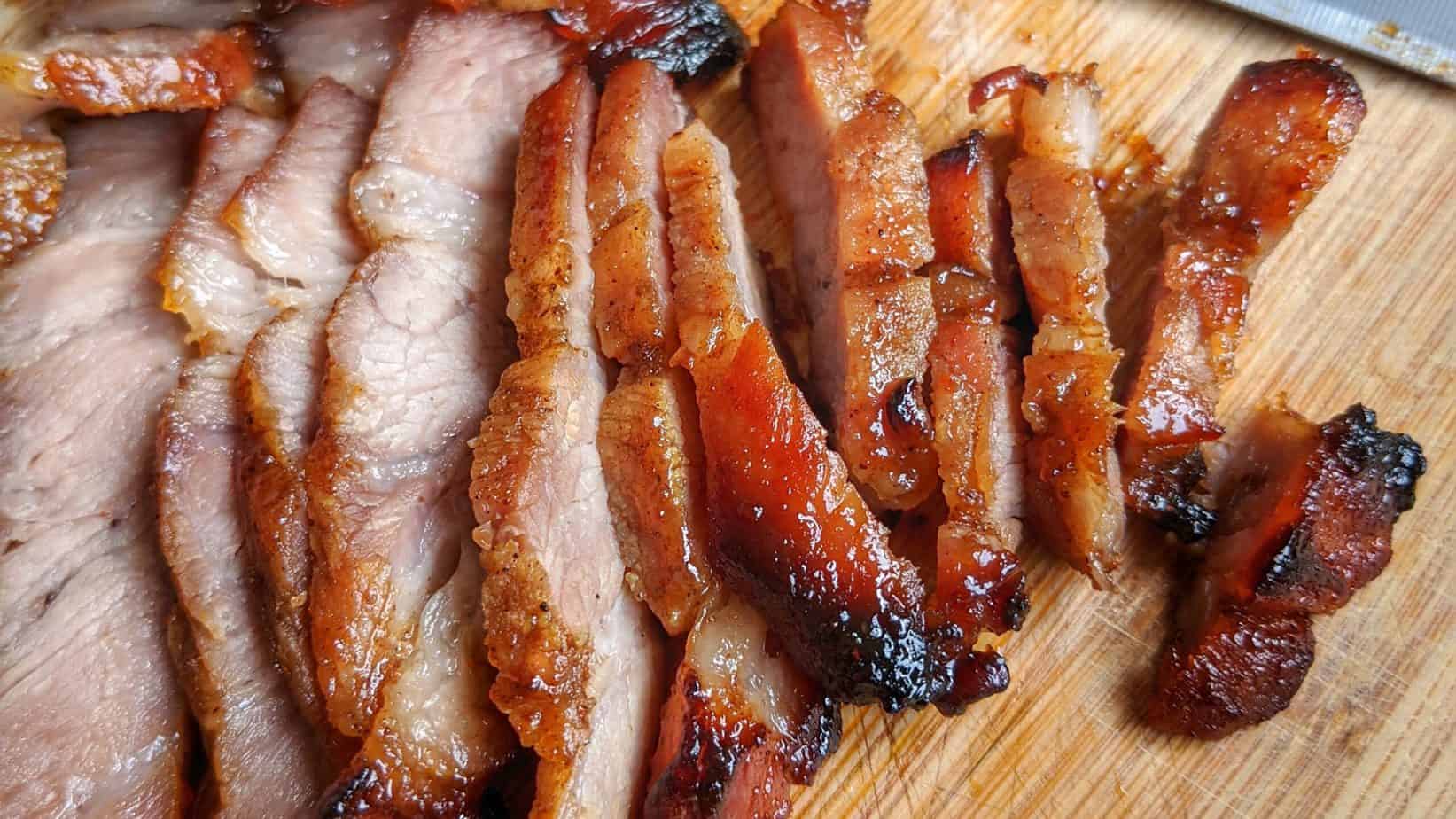 Sliced Chinese BBQ pork