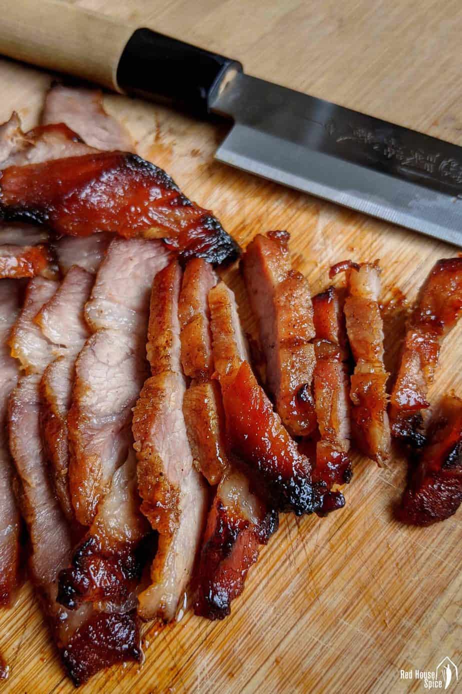 Sliced Char Siu, Chinese BBQ Pork