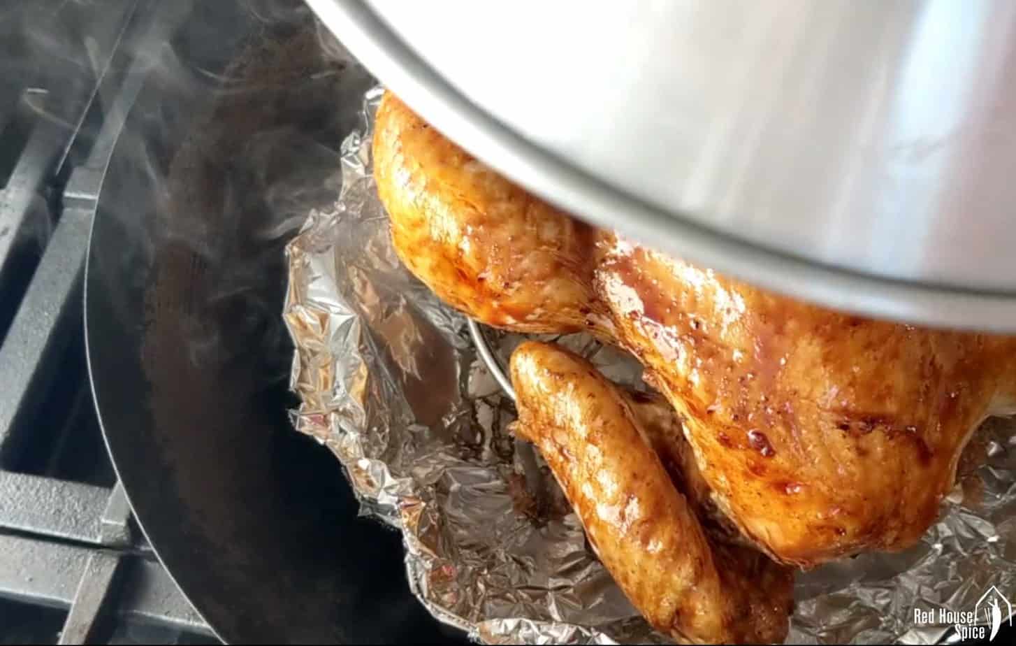Chicken in a wok