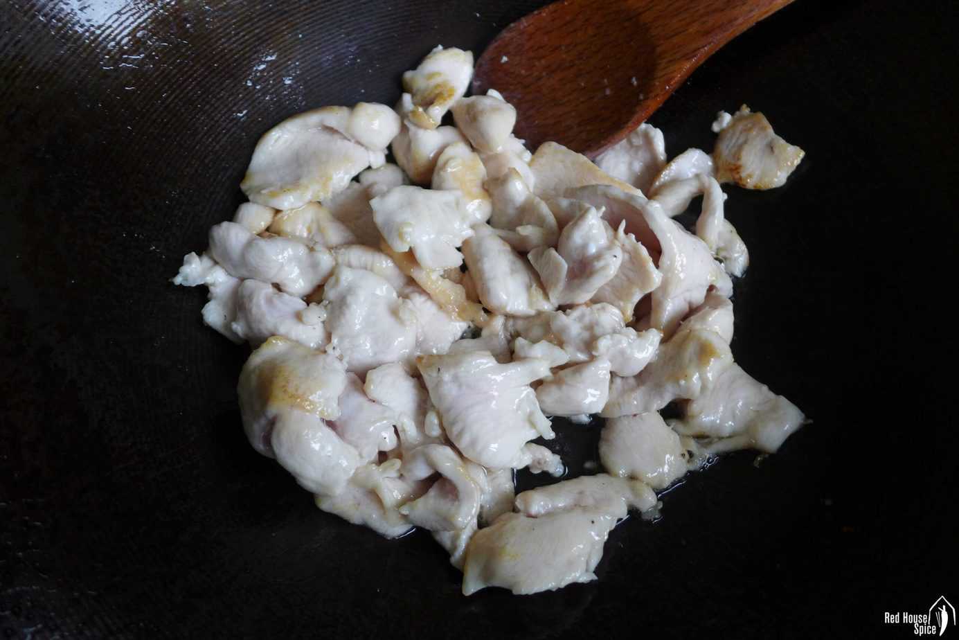 frying chicken pieces