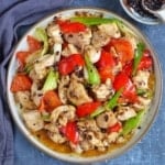 chicken with black bean sauce.
