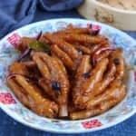 dim sum style chicken feet with black bean sauce