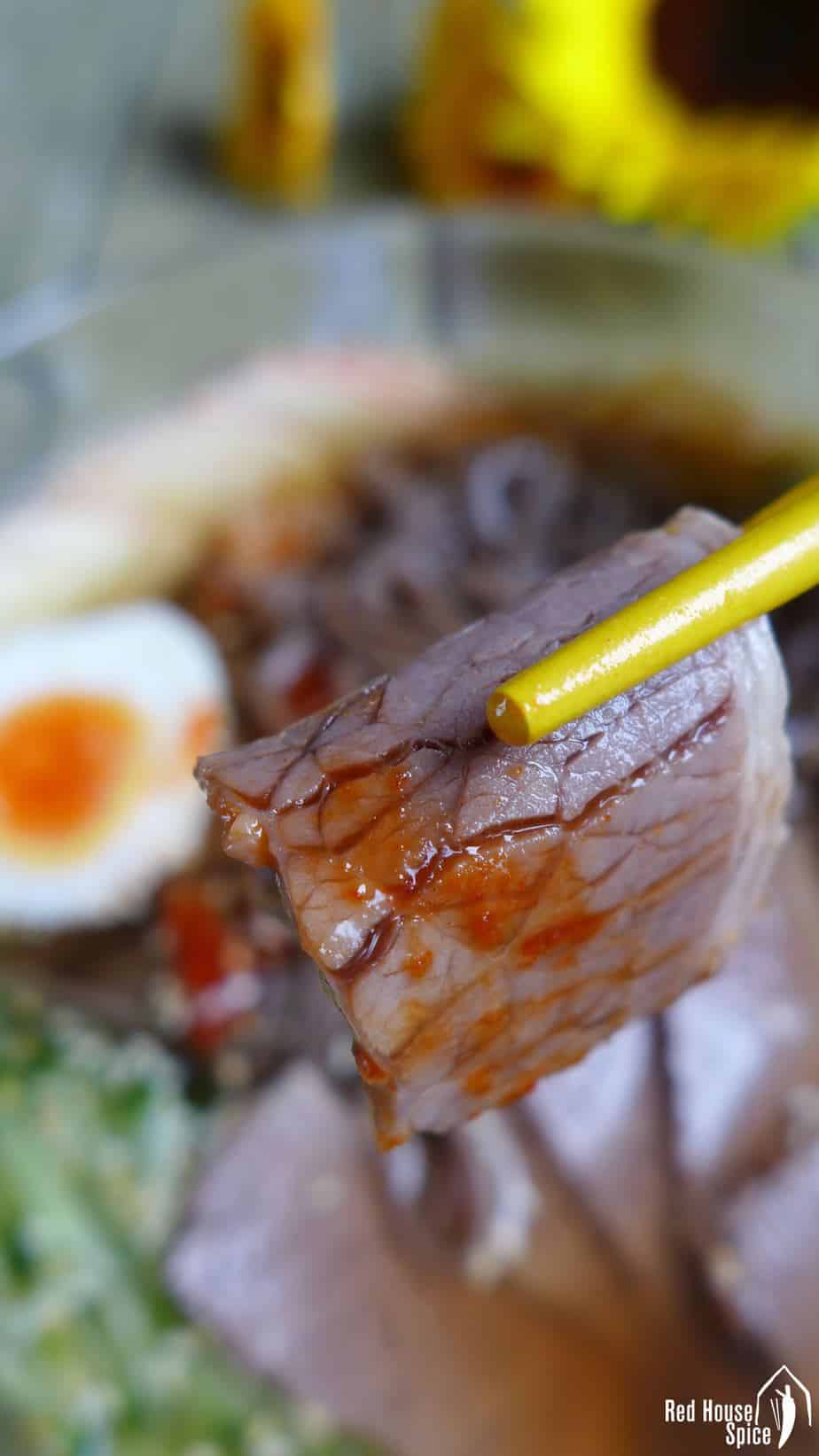 Slippery noodles in ice cold soup, served with various healthy toppings, cold soba noodles in beef broth is a perfect dish to cool you down in hot weather.