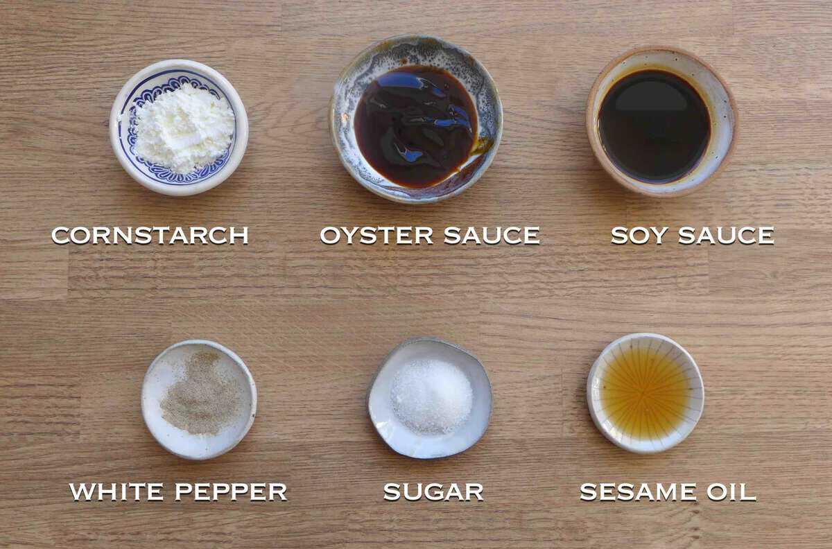 sauces for seasoning lo mein.