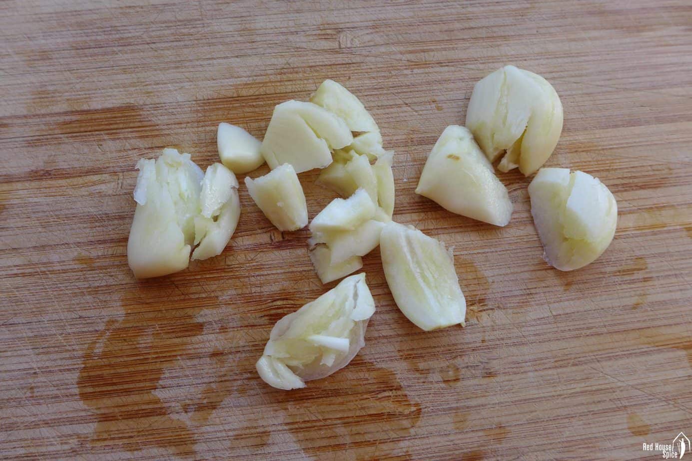 crushed garlic