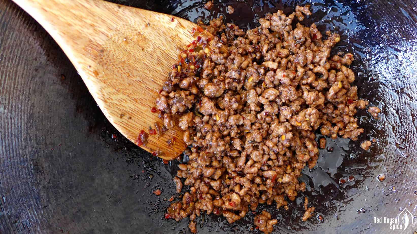 Fried minced meat