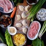 Ingredients for making dumpling fillings