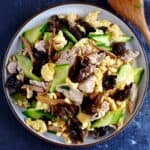 A plate of Moo Shu Pork