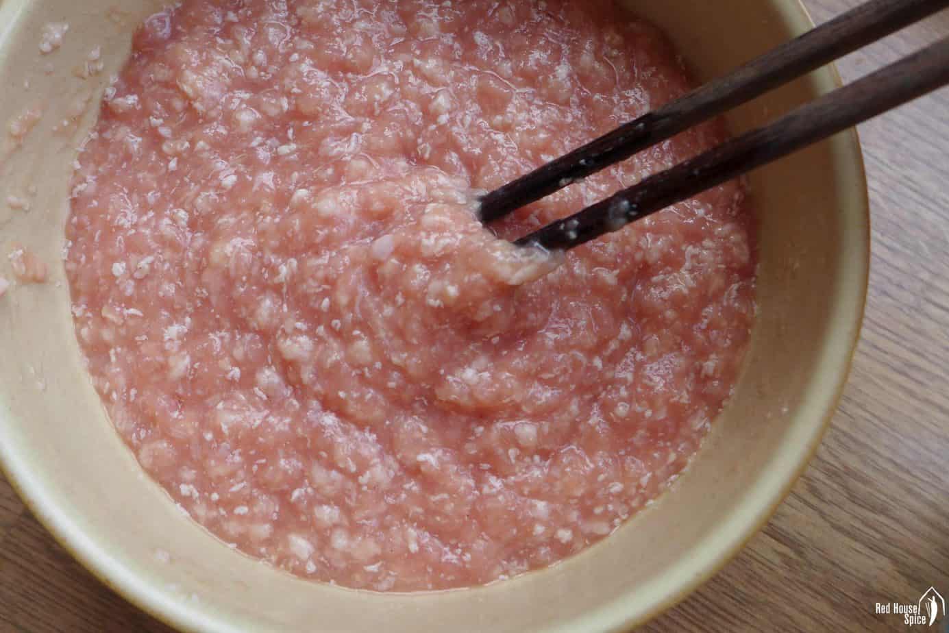Mince pork
