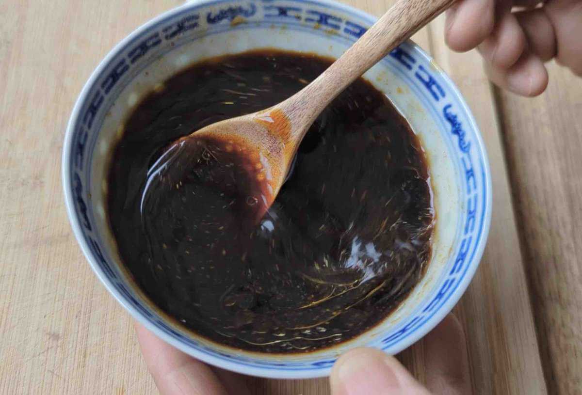 mixing seasonings.