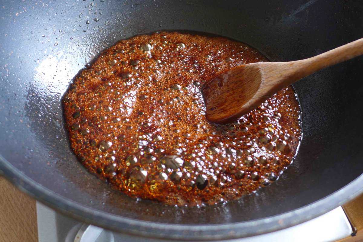 cooking sauce.