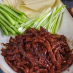 Peking shredded pork with sweet bean sauce