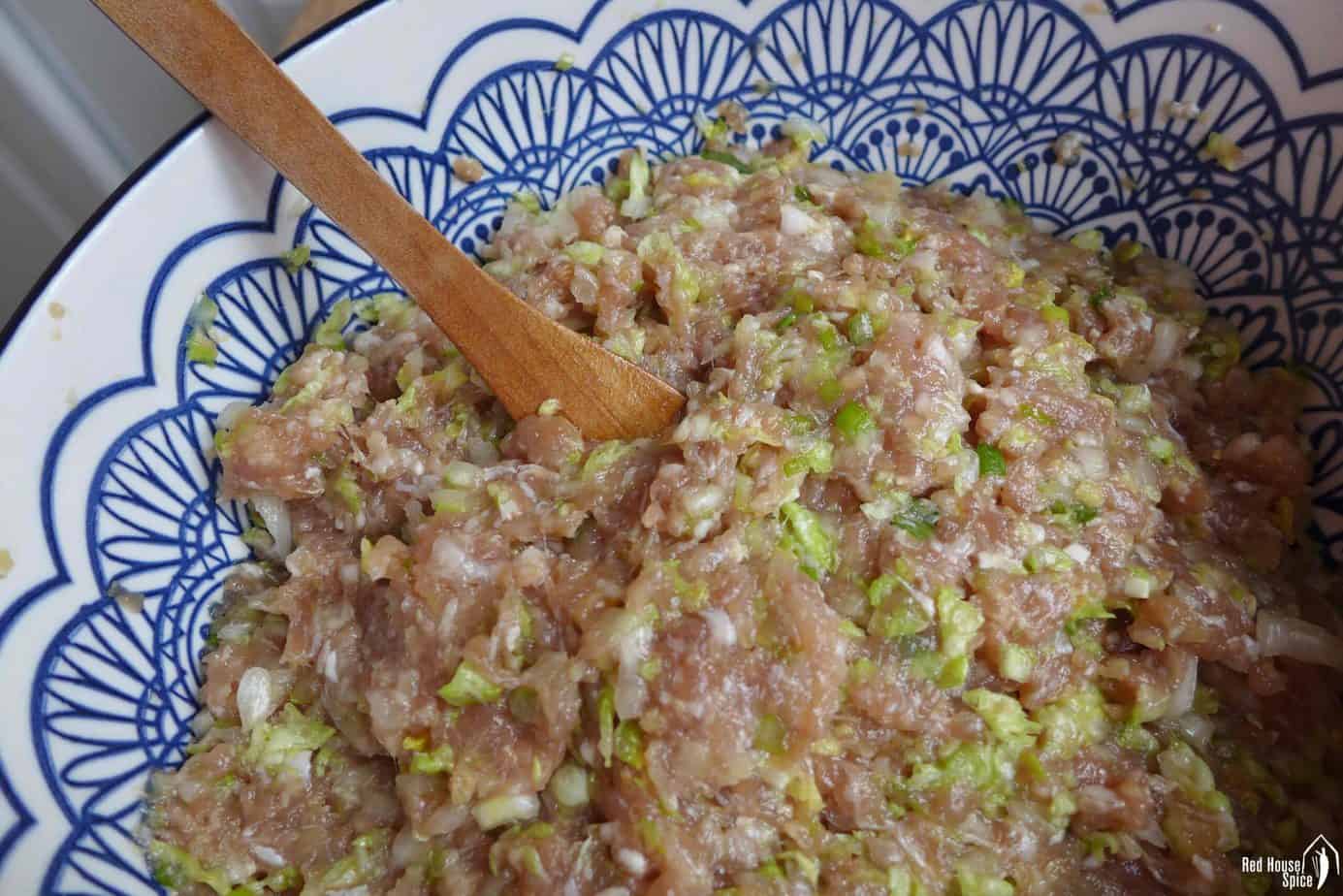 pork and napa cabbage dumpling filling