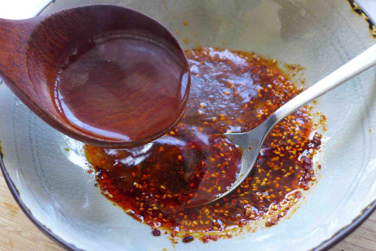 adding water to sauce.