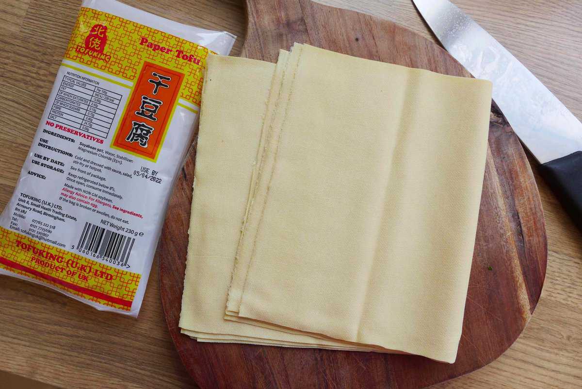 tofu sheets