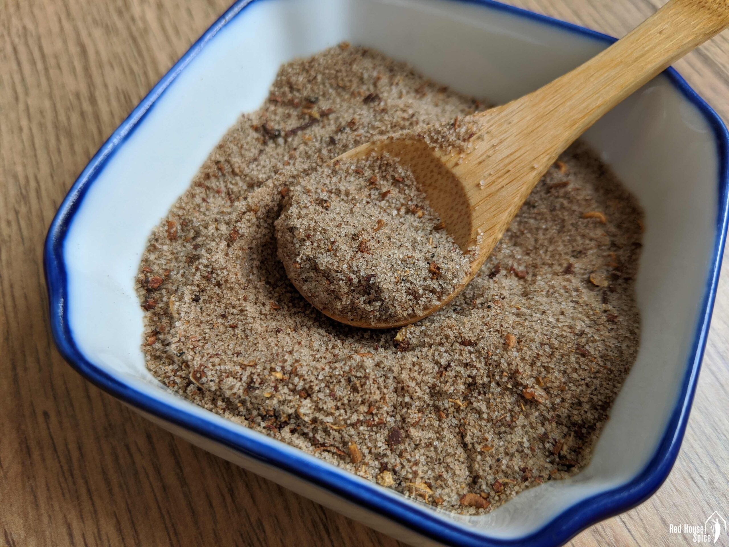 Chinese salt and pepper seasoning in a plate