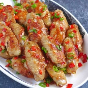 Chinese salt and pepper chicken wings.