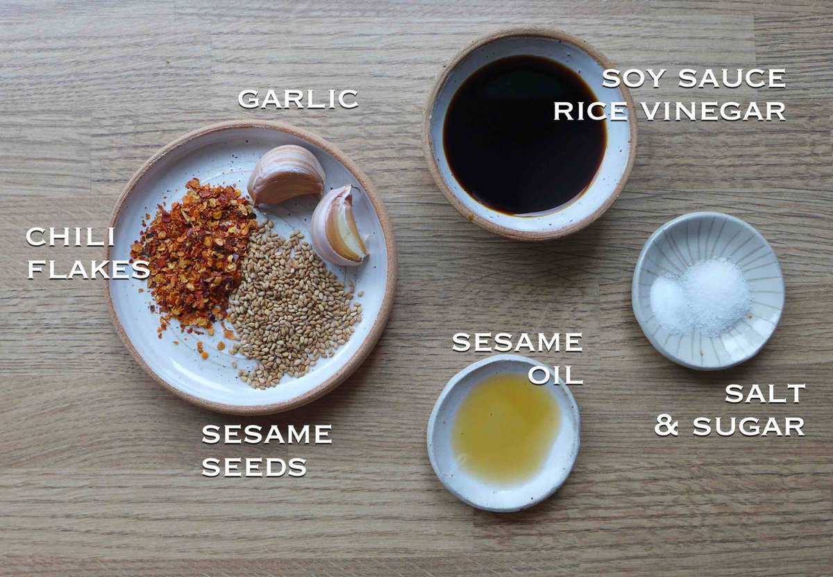 spices and seasonings for salad.