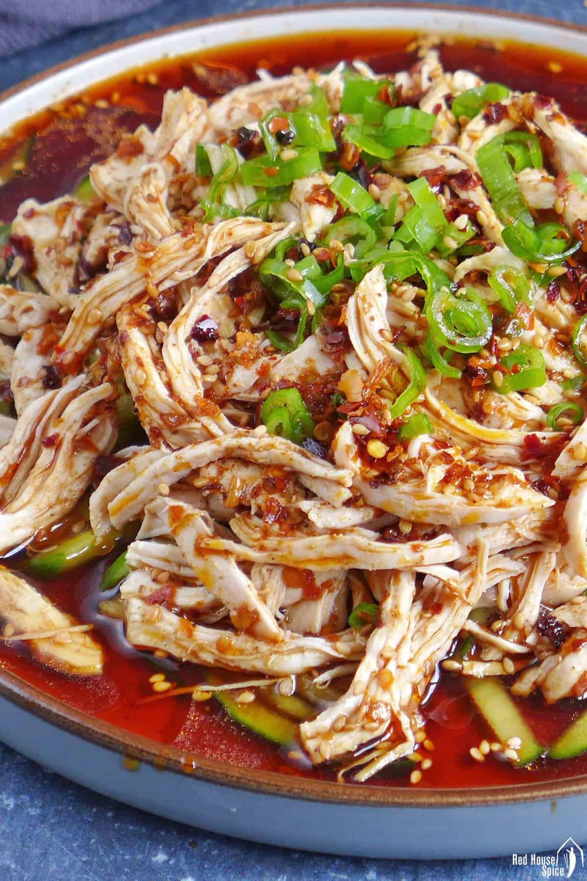 Bang Bang chicken with sichuan dressing.