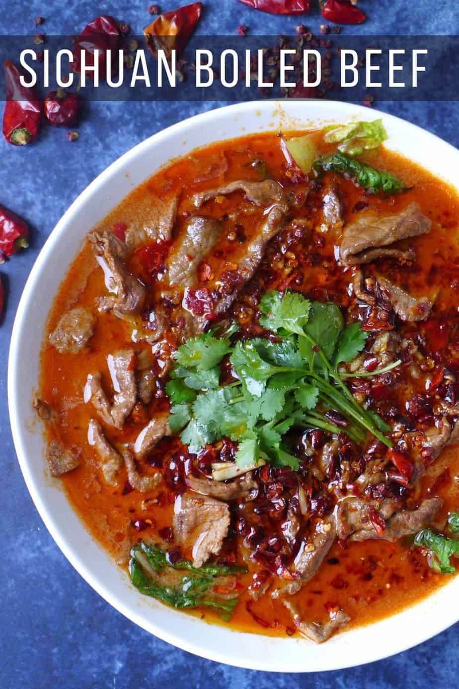 beef slices in spicy broth