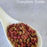 A spoonful of Sichuan peppercorns