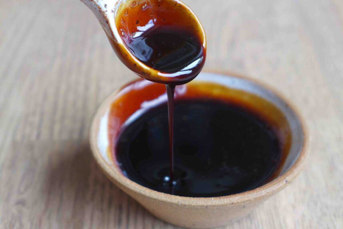 Spiced sweet soy sauce.