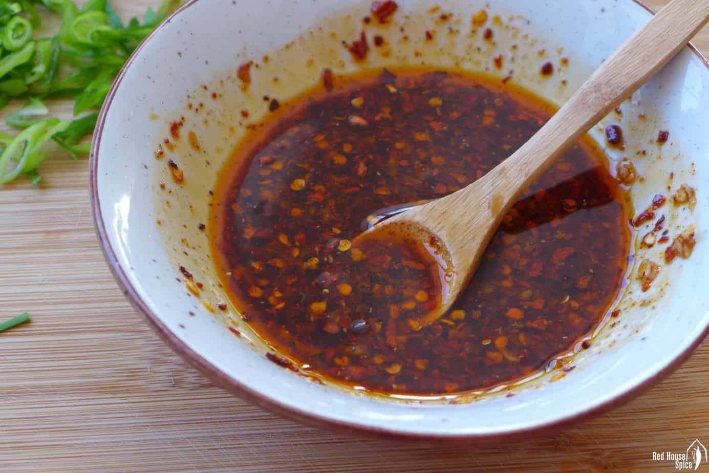 A spicy salad dressing.