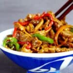 Orange beef stir-fry