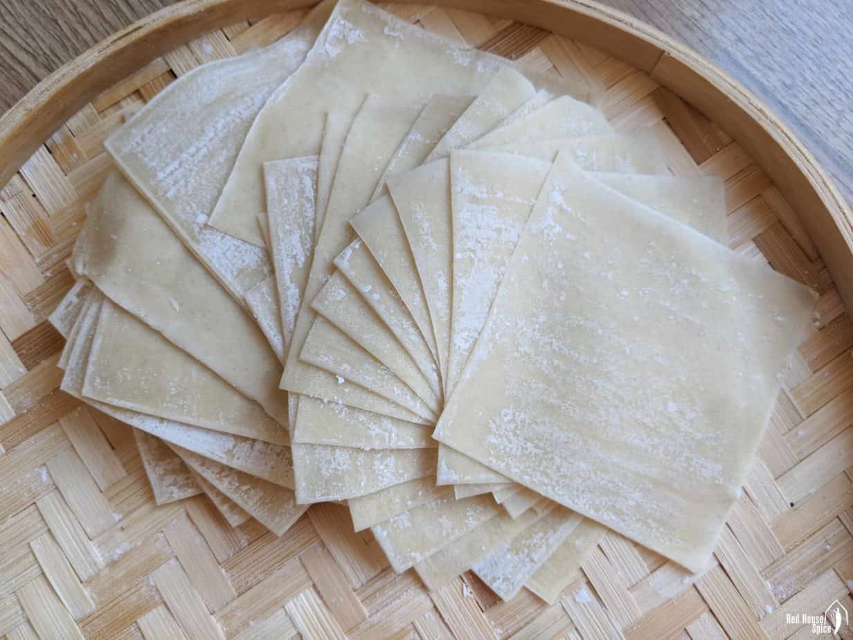 ready-made wonton wrappers