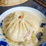 A broken soup dumpling