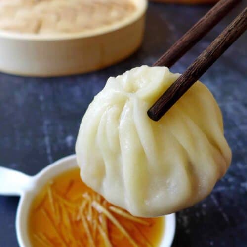 A soup dumpling
