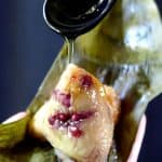 A sweet Zongzi (Sticky rice dumpling) filled with red bean paste.